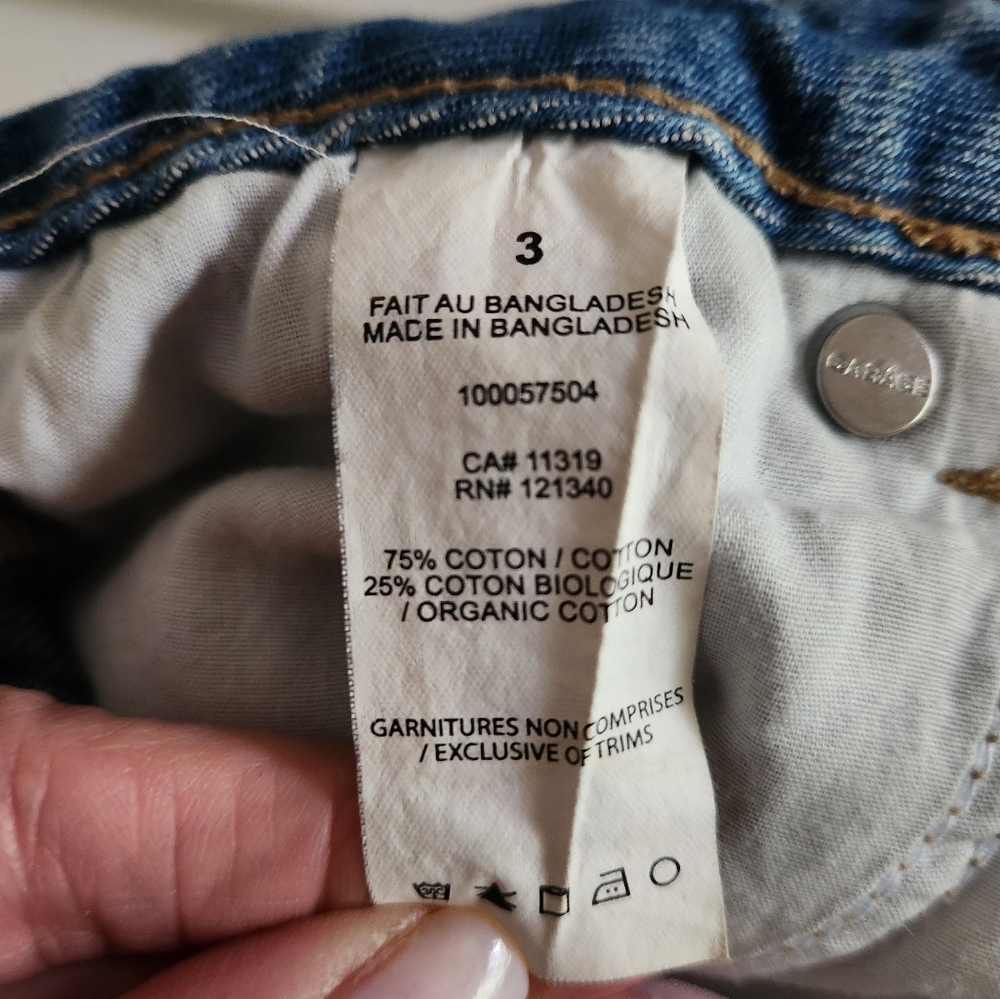 Garage Denim Mom Jeans, Size 3 - Picture 6 of 6